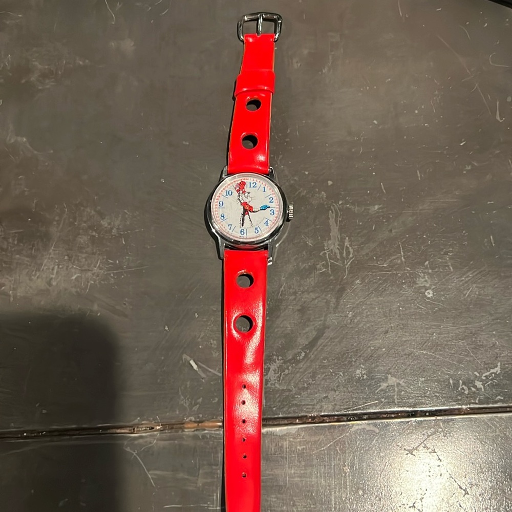 Cat in the hat watch with original band